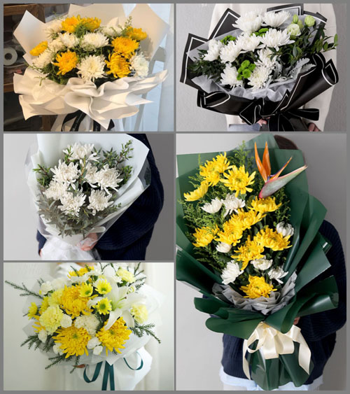 湖南永州新田县大坪塘乡白事花束代送